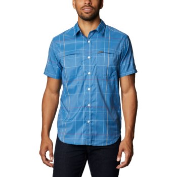Columbia Muške Košulje - Thirty Mile Ledge Short Sleeve Plave | TEVI-24687